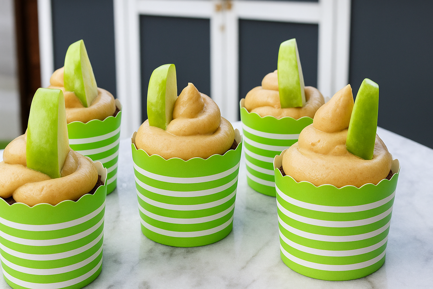 Caramel Apple Cupcakes