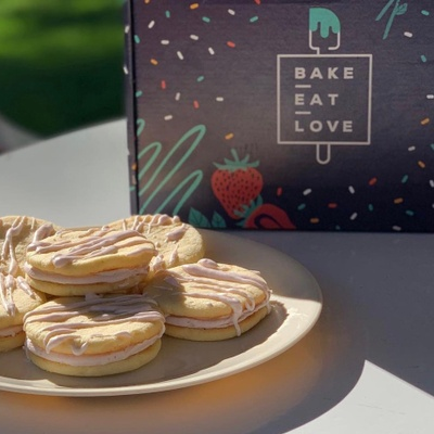 Lemon Lavender Sandwich Tea Cookies