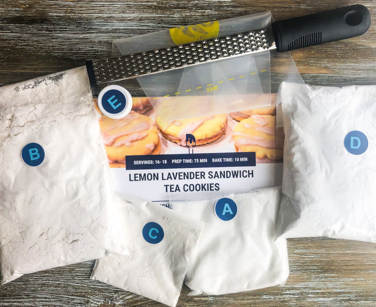 Lemon Lavender Sandwich Tea Cookies