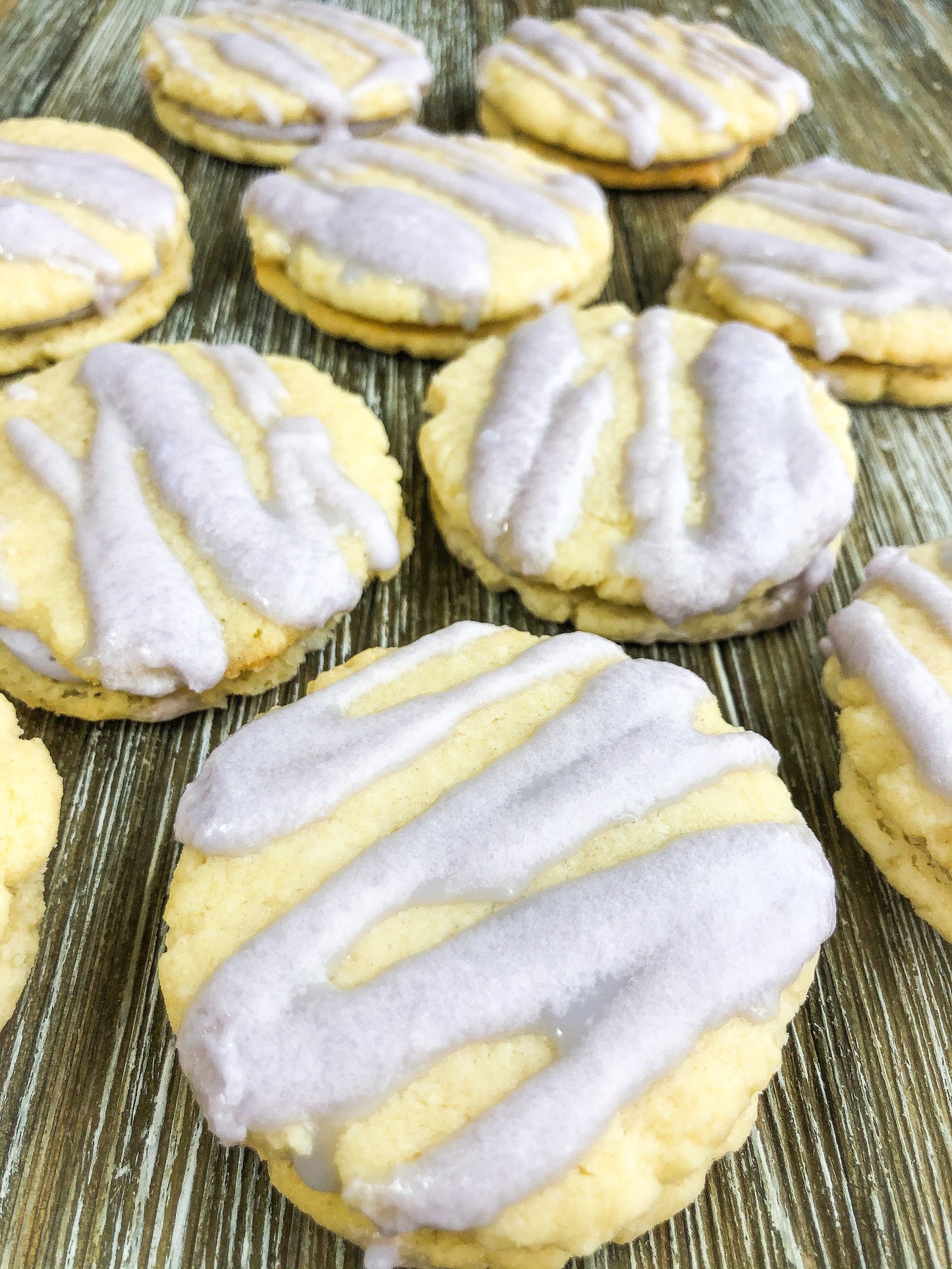 Lemon Lavender Sandwich Tea Cookies