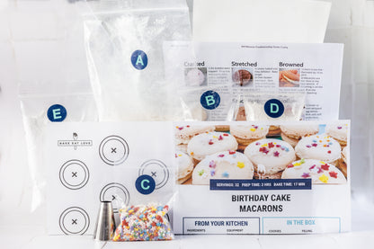 Birthday Cake Macarons | No artificial Dyes | Gluten Free