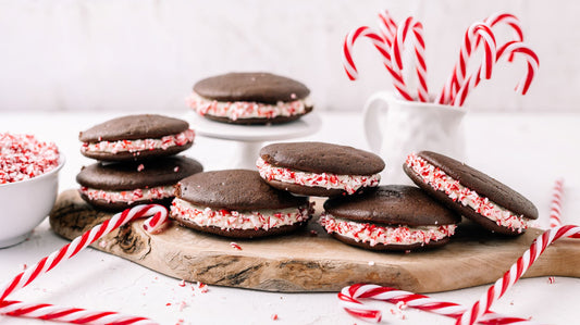 Chocolate Peppermint Whoopie Pies
