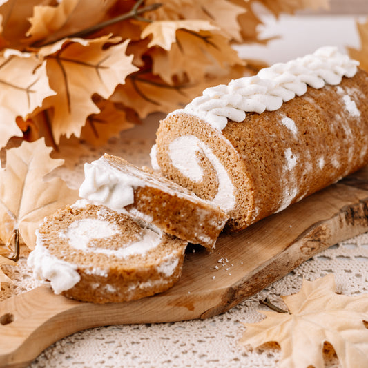 Gingerbread Cake Roll with Eggnog Whipped Cream Baking Kit